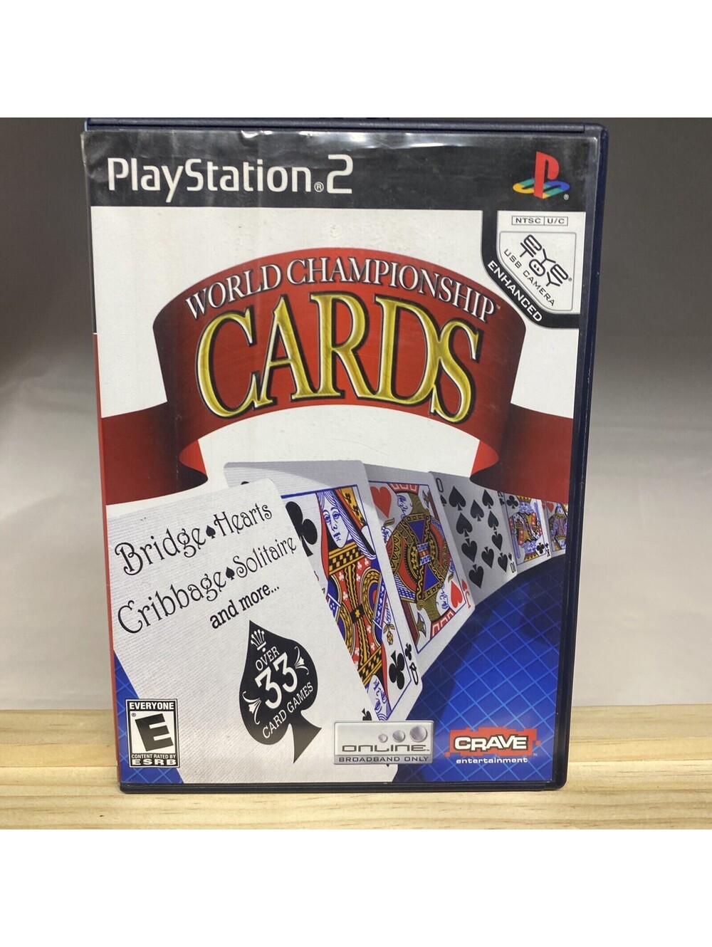 World Championship Cards (Sony PlayStation 2, PS2, 2008) COMPLETE CIB Tested